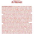 Ai Weiwei: Production Notes