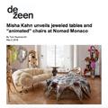 Misha Kahn unveils jeweled tables and "Animated" c...