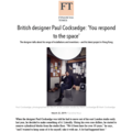 British Designer Paul Cocksedge: ‘You Respond to...