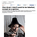 I Don't Want to Be Labeled, Except as a Genius