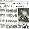Museum of Modern Art Presents First Major US Ron A...