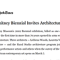 The Whitney Biennial Invites Architecture In