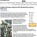 Lebbeus Woods, Architect Who Bucked Convention, Di...