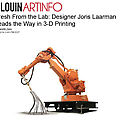 Fresh From the Lab: Designer Joris Laarman Leads t...
