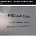 Galerie Friedman Benda à New York avec Julien Sal...