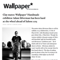Clay mates: Wallpaper’s Handmade exhibitor Adam...