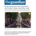 Dutch startup plans first 3D printed steel bridge...