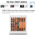 Gallery Showcases Rare Ettore Sottsass Designs