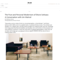 The Pure and Personal Modernism of Ettore Sottsass...