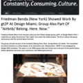 Friedman Benda (New York) Showed Work By gt2P At D...