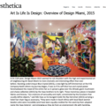 Art Is Life Is Design: Overview of Design Miami, 2...