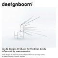 nendo designs 50 chairs for friedman benda influen...