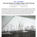 The 8 Art Shows You Need to See in NYC This Fall