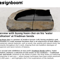 interview with byung hoon choi on his 'water medit...