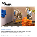 Misha Kahn's Scrappy Cabinet is made from trash an...
