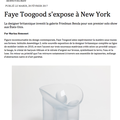Faye Toogood s'expose à New York