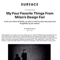My Four Favorite Things from Milan’s Design Fair