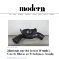 Musings on the Latest Wendell Castle Show at Fried...