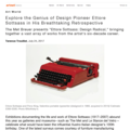 Explore the Genius of Design Pioneer Ettore Sottsa...