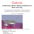 12 Must-See Winter Gallery Exhibitions in New York...