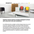 Friedman Benda Explores Architect-Designed Furnitu...