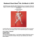 Weekend Cheat Sheet: Feb. 26–March 4, 2018