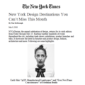 New York Design Destinations You Can’t Miss This...