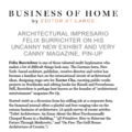 Architectural Impresario Felix Burrichter on his U...