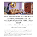 With Their Rambunctious Faux Naïf Aesthetic, Youn...
