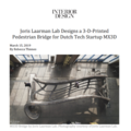 Joris Laarman Lab Designs a 3-D-Printed Pedestrian...