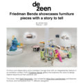 Friedman Benda showcases furniture pieces with a s...