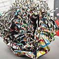 John Chamberlain, sculptor who used crushed-up car...