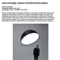 Paul Cocksedge: Capture at Friedman Benda Gallery