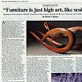 Furniture Is Just High Art, Like Sculpture