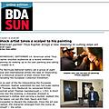 Shock Artist Takes a Scalpel to His Painting