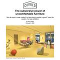 The subversive power of uncomfortable furniture