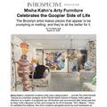 Misha Kahn's arty furniture celebrates the goopier...