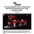 "Young designers have to understand that they are...